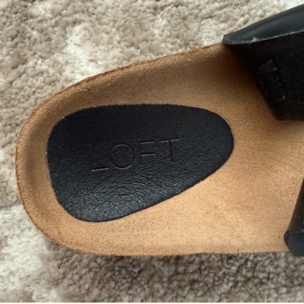 Bundle of Loft Leather Two Strap Sandals - Picture 9 of 10